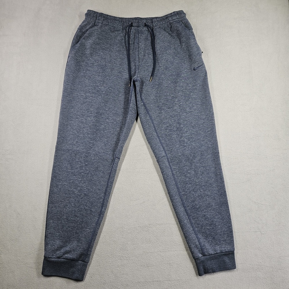 Nike Sweatpants Mens Medium Blue Dri-FIT Jogger Soft Training Performance Gym